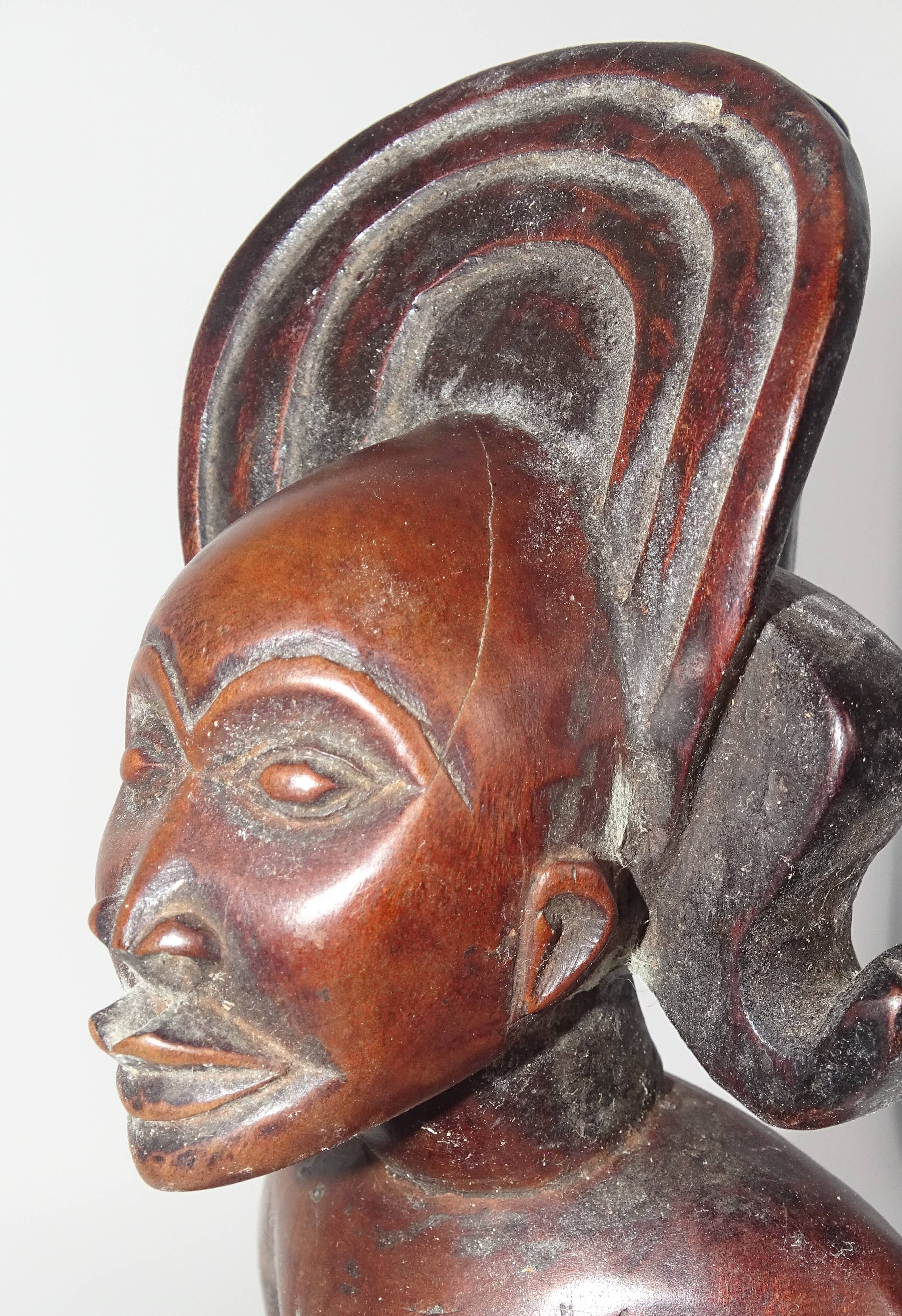 Chokwe / Tshokwe statue, DRC, Collection of Doctor Jean Redor