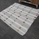 Vintage Turkish Kilim Rug 162x192 cm, Grey Stripes and Colorful Patterns