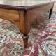 Coffee table – French classic style – Cherry, oak, marble