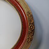 Cadre ovale ancien en bois