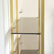 1970s brass shelf
