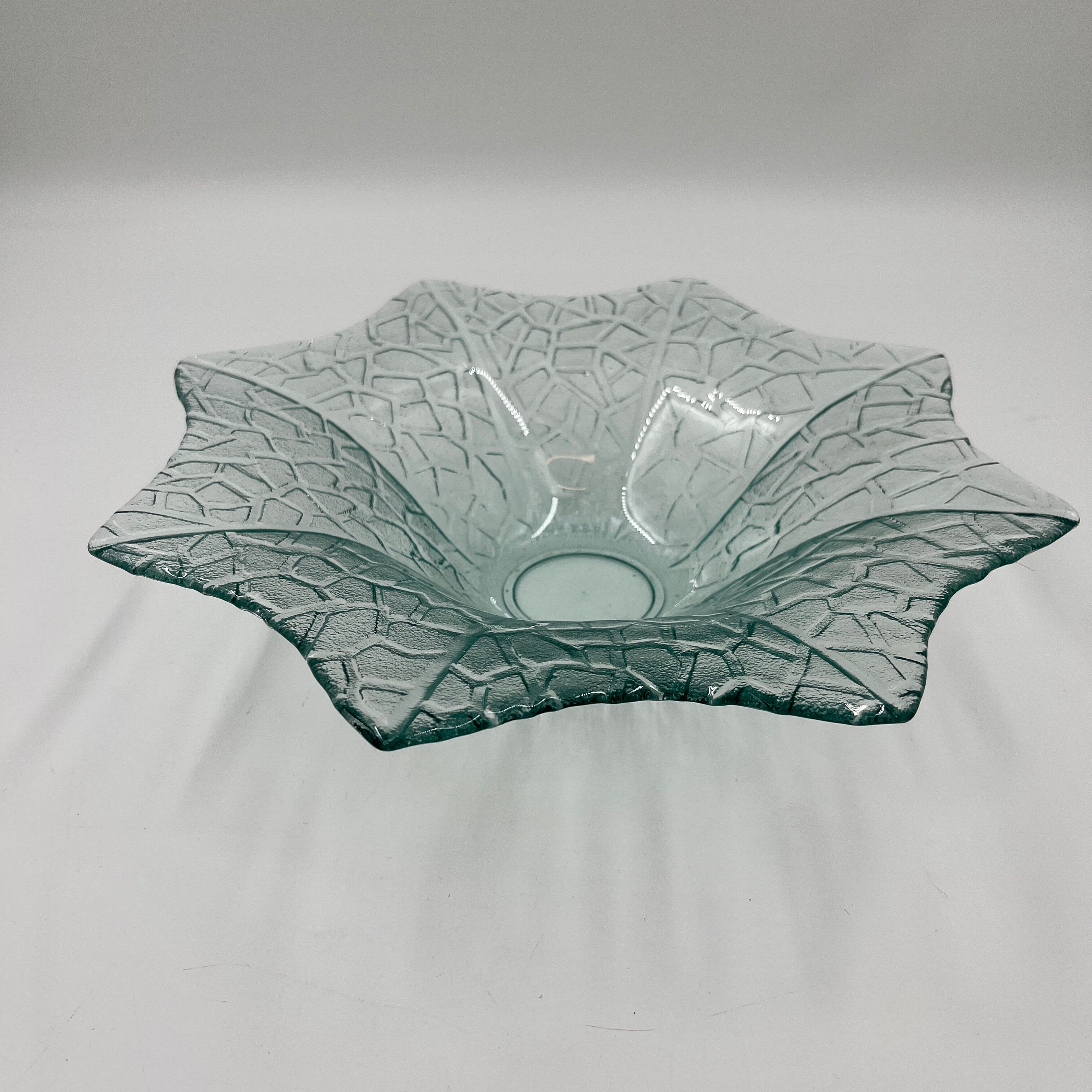 Glass fruit dish