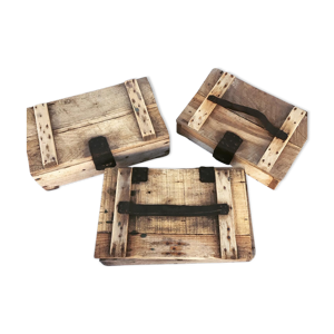 lot de trois boîtes