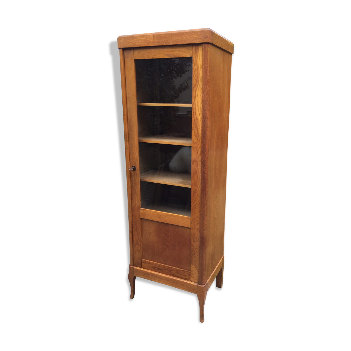 Cabinet with showcase vintage 1960 hosier