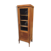 Armoire bonnetière avec vitrine vintage 1960