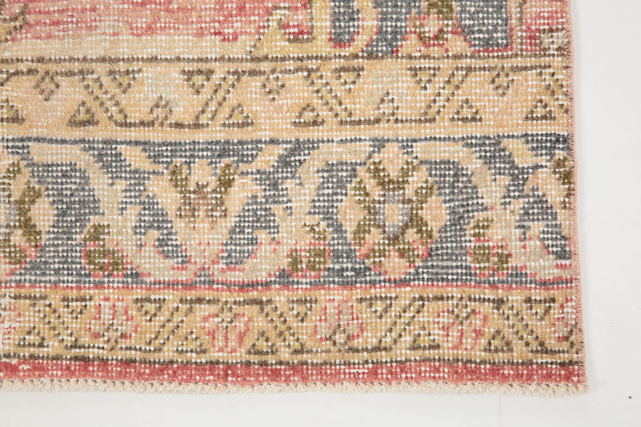 3x12 Turkish Vintage Runner Rug, 86x376Cm