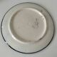 Hispano-Moorish handmade ceramic plate – green and orange decoration