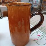 Ceramic orangeade service with 5 cups