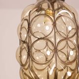 Wonderful Amber Vintage Venetian Lantern, Seguso Murano Glass, Italy, 1950s