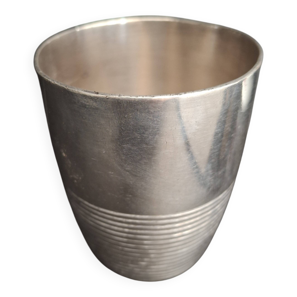 Timbale modèle Grand prix en métal argenté- chez Sainte Foy Bijoux