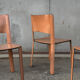 Série de 4 chaises Willy Rizzo Cidue 1970