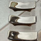 Silver ceramic knife rest