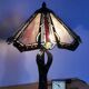 Tiffany style lamp, stained glass, art nouveau