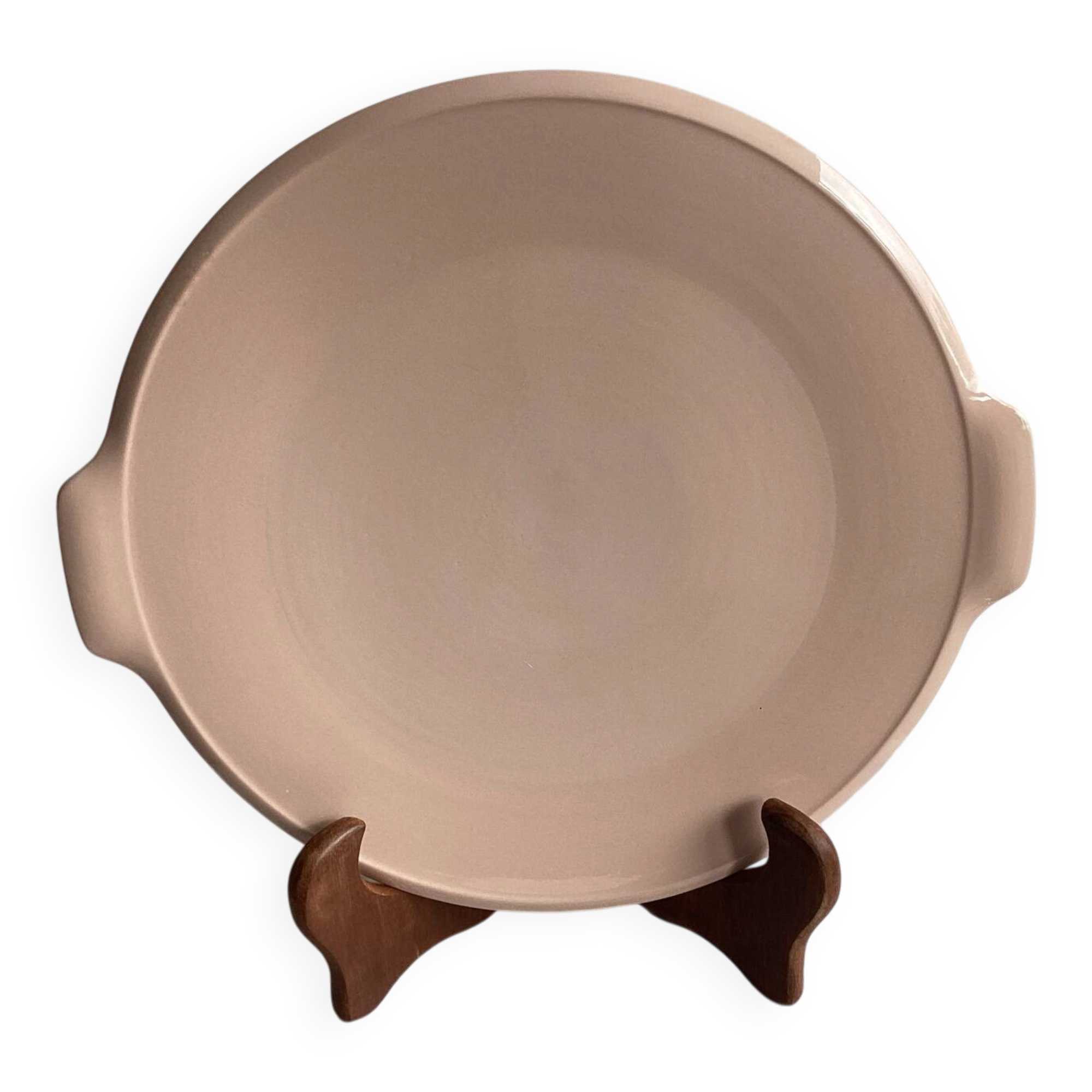 Round plate digoin sarreguemines france