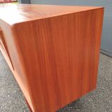 Scandinavian teak row by Axel Christensen for ACO Mobler