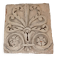 Decorative terracotta wall element