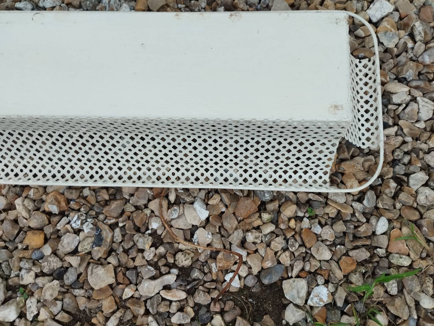 Antique vintage wrought iron planter