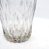 1960s modern glass vase by Jiří Řepásek, Poděbrady Czechoslovakia