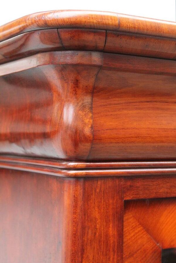 Bibliothèque d'époque Louis Philippe Présentoir en acajou - Travail anglais 19ème