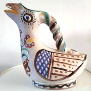 Zoomorphic ceramic pitcher design 70s