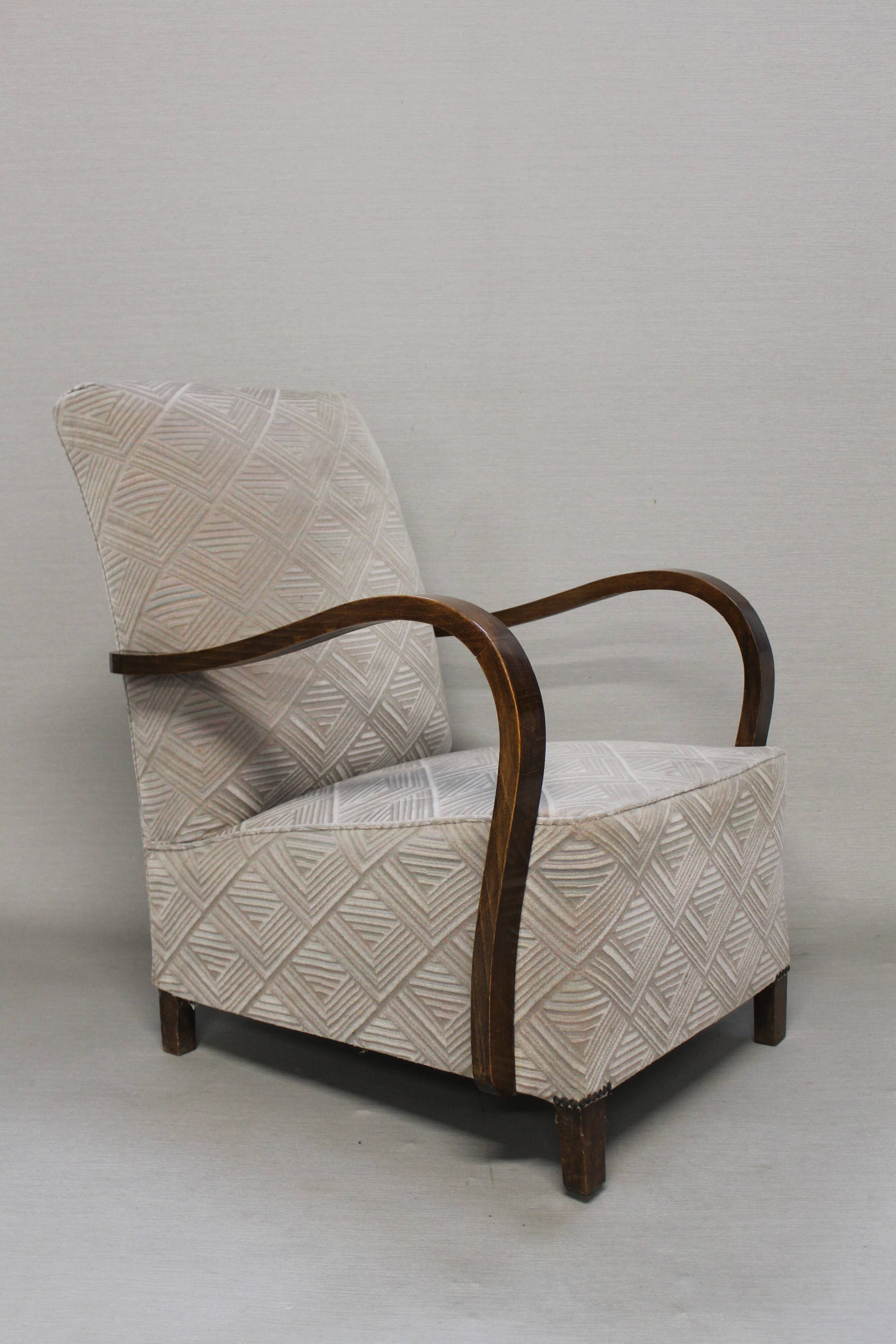 Paire de fauteuils Art deco