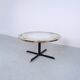 Mosaic and Brass Coffee Table attributed to Berthold Müller, 1950s