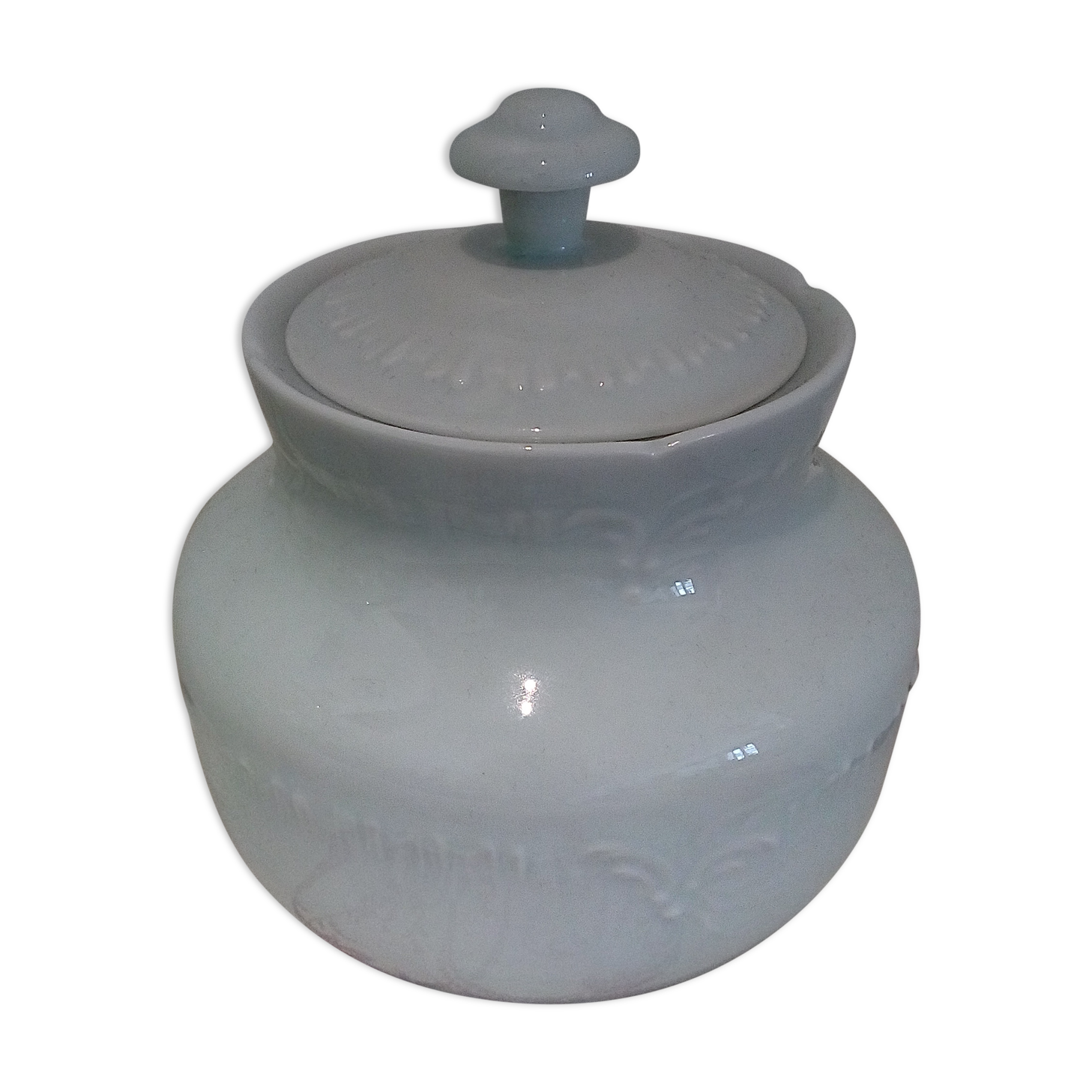 Sugar candy in white porcelain