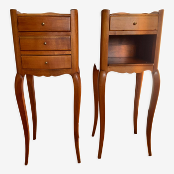 Pair of bedside Louis XV style