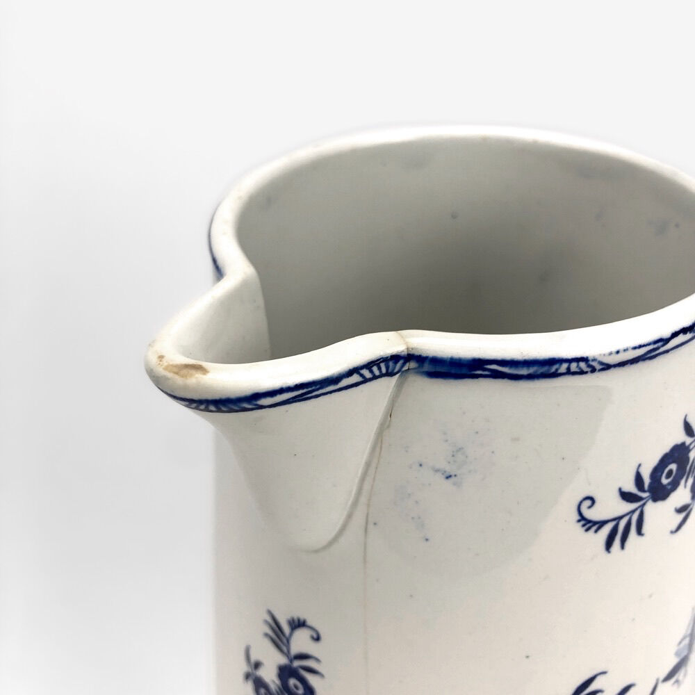 Boch Brothers earthenware pitcher with fly decoration