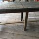 Table haute avec plateau en zinc