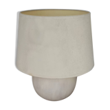 Table lamp in terracotta and fabric