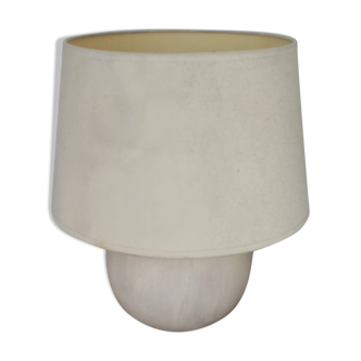 Table lamp in terracotta and fabric