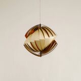 Suspension vintage danoise en laiton « Tivoli » Louis Weisdorf du milieu du siècle, années 1960