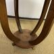 Art deco wooden pedestal table / side table