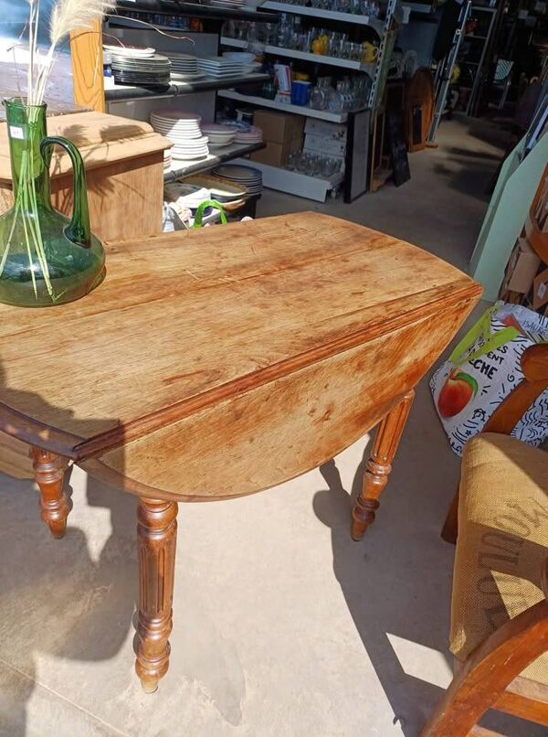 Table a volet style louis philippe