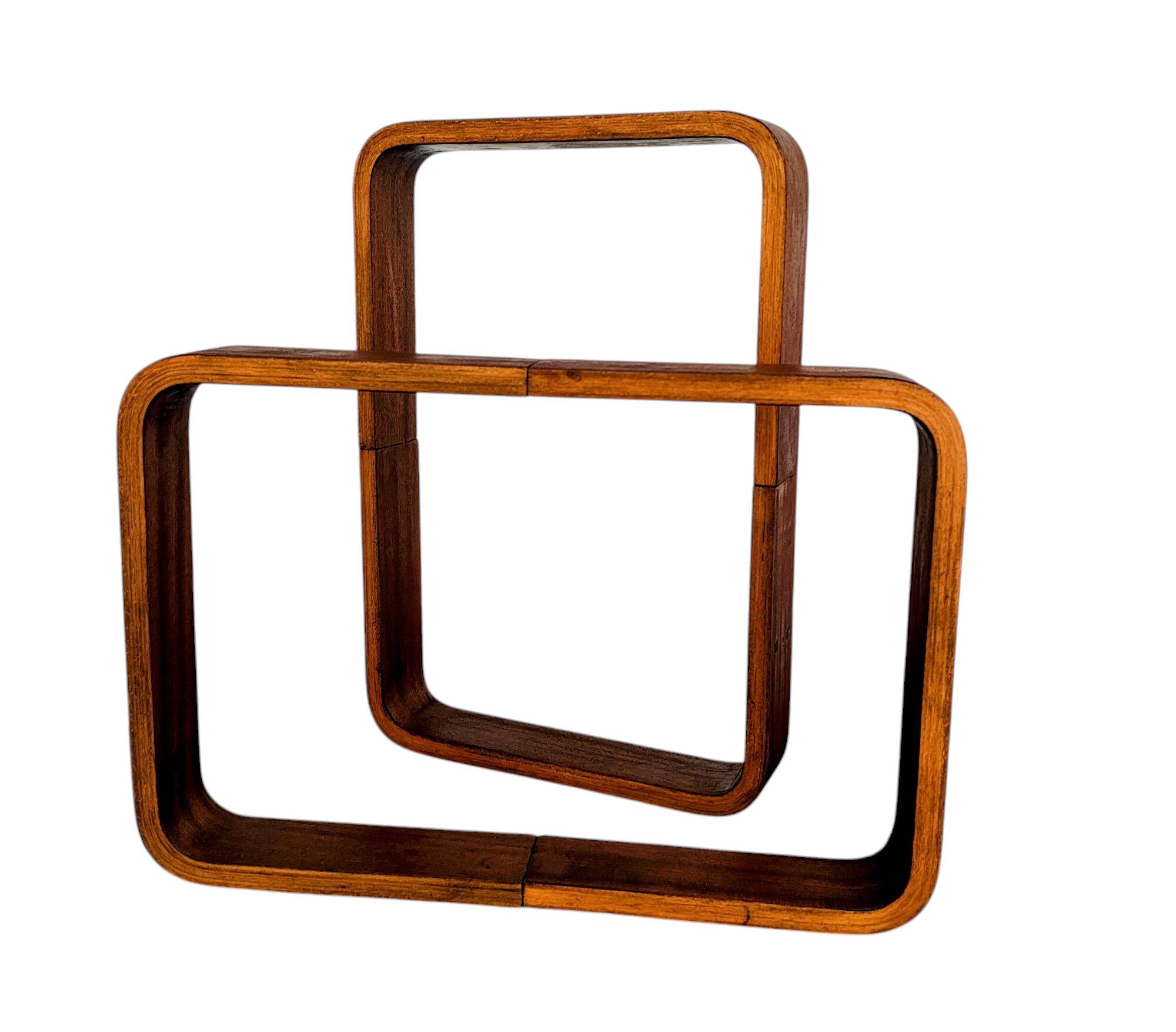 Czech Decorative Shelves attributed to Ludvik Volak for Drevopodnik Holesov