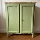 Parisian sideboard shoe cabinet in antique wood