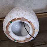 Pair of vintage ceramic lamps made in Italy