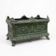 Antique enamelled cast iron planter in the Napoleon III style.