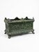 Antique enamelled cast iron planter in the Napoleon III style.