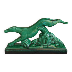 sculpture de lévrier