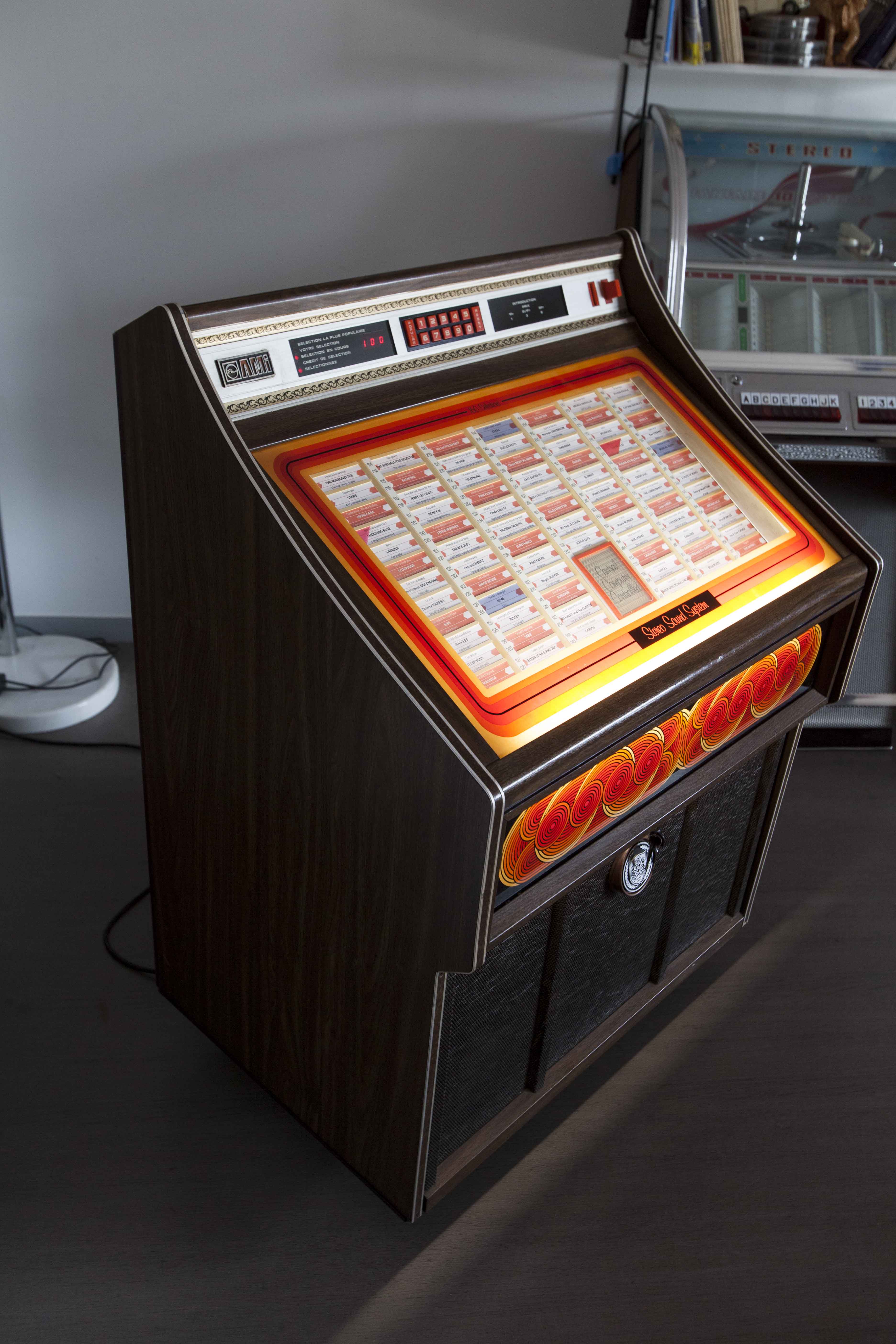 Jukebox rowe ami ri-3 jewel 1980 ready to use