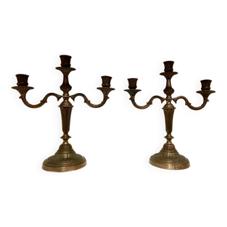 Paire de chandeliers