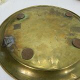 Moroccan tray in engraved brass