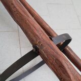 Vintage Spanish brutalist bar stool 1970s