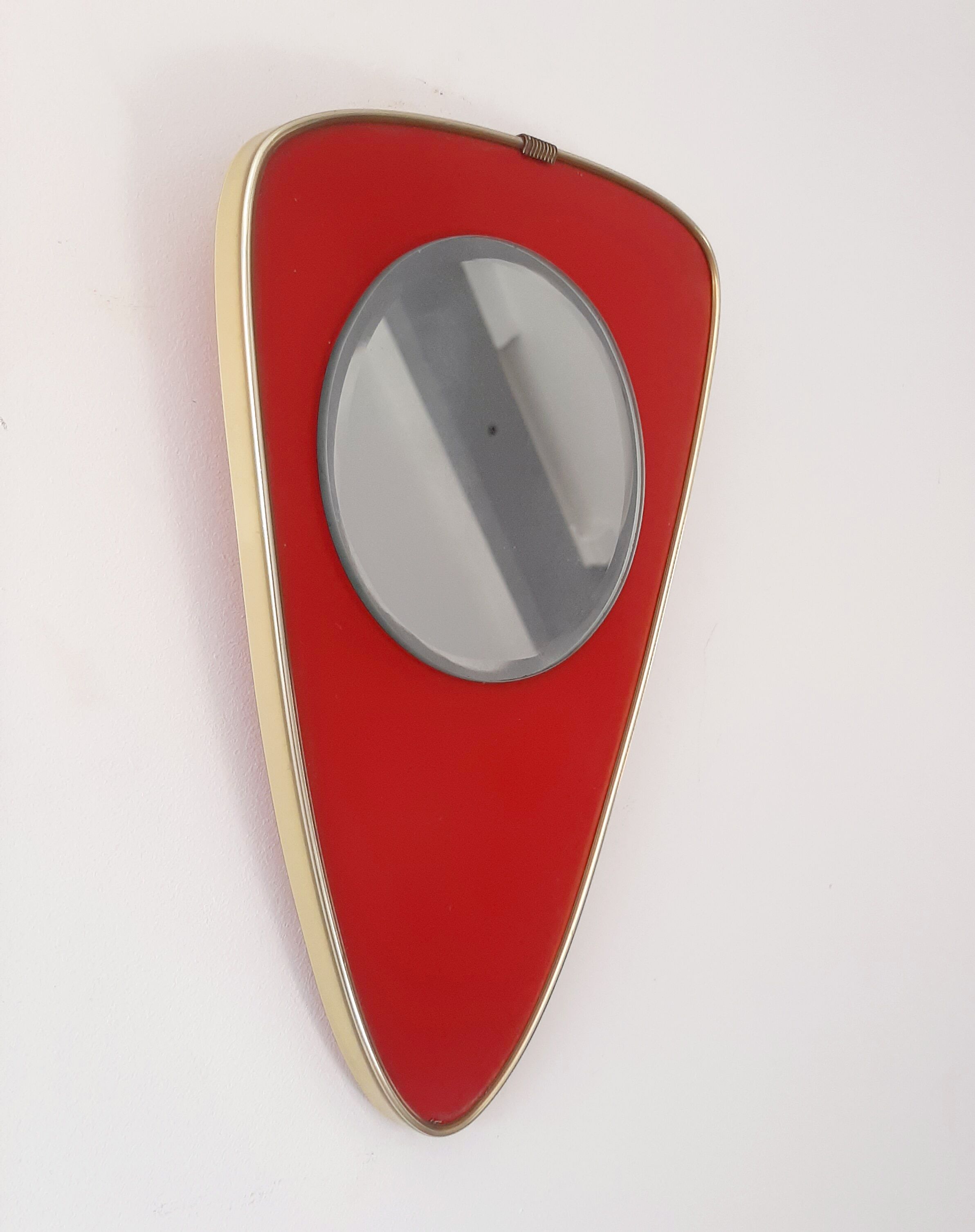 Miroir asymetrique vintage