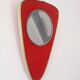 Miroir asymetrique vintage