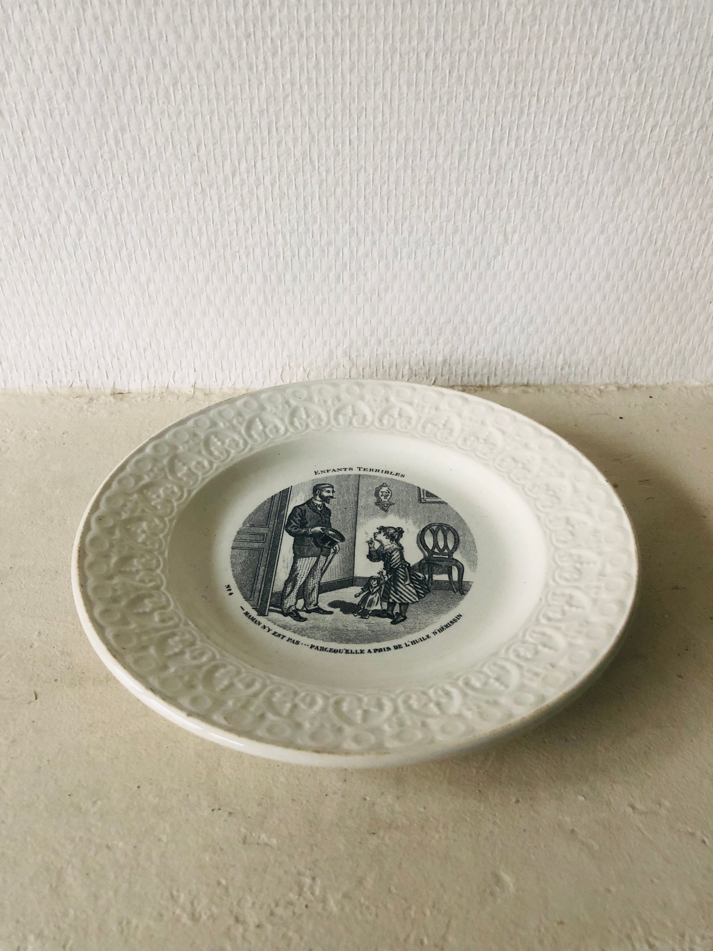 Creil & Montereau talking plate