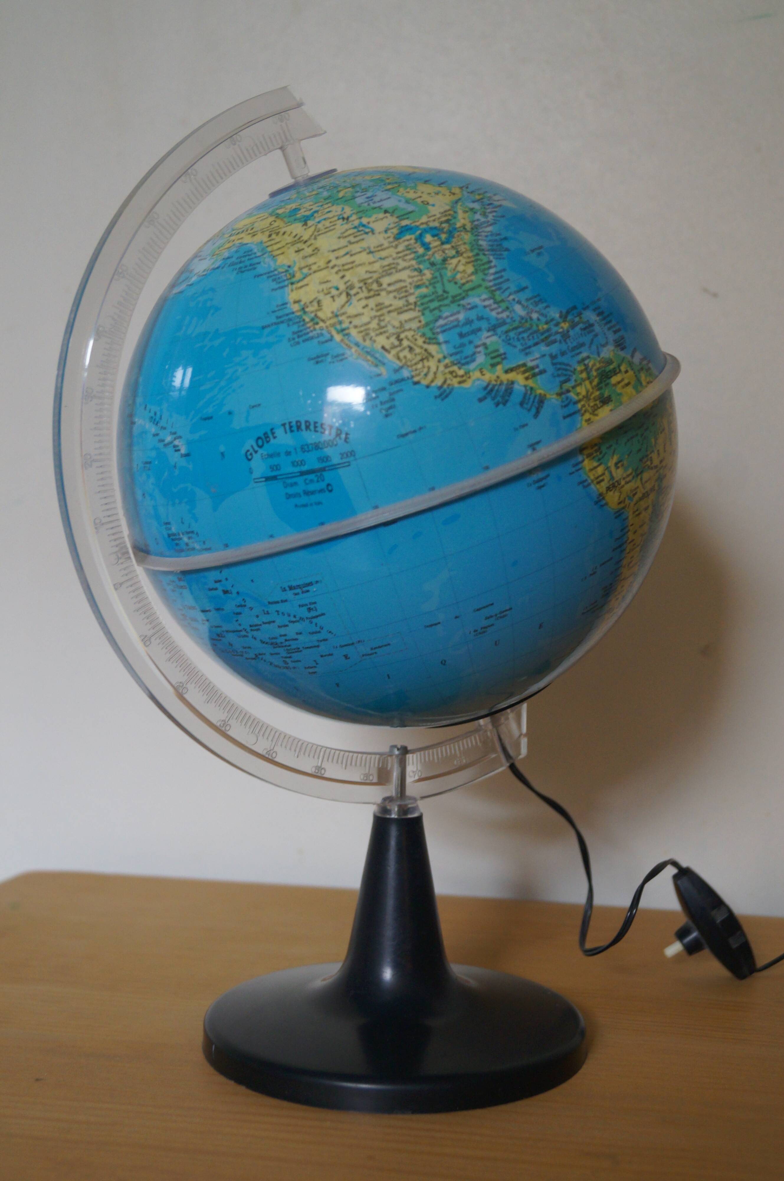 Mappemonde italienne 1960
