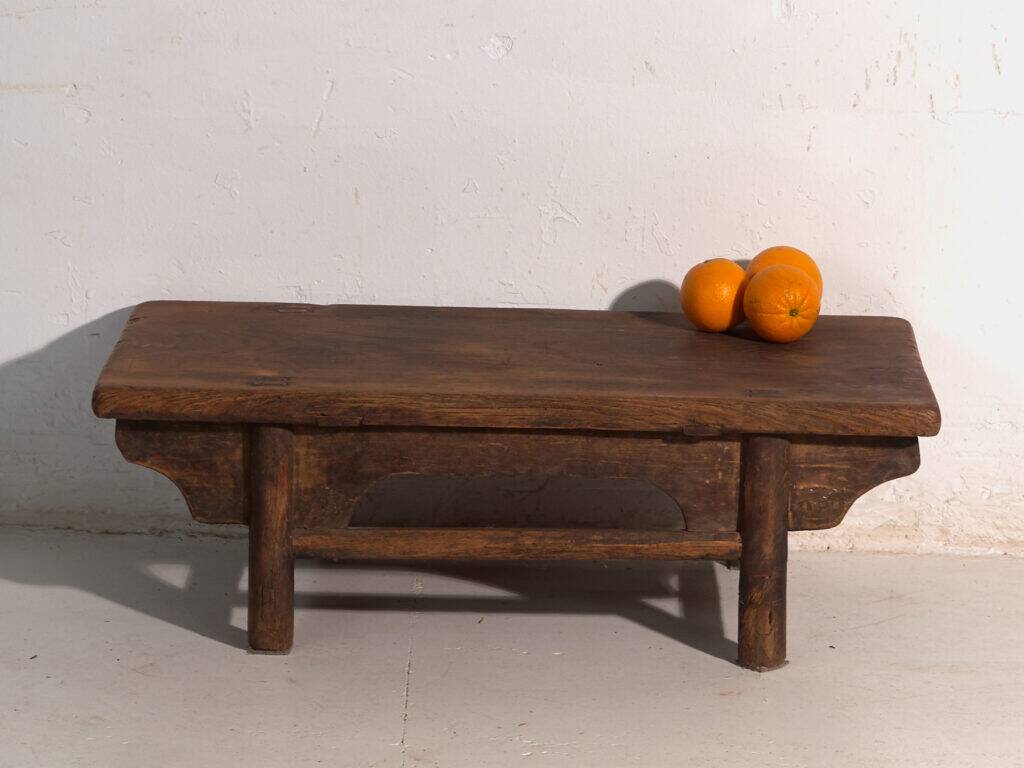 Antique elm wood coffee table – China, circa 1900